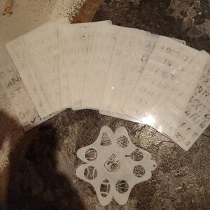 Alphabet and Shape Stencil Set
